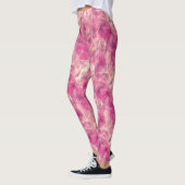 Leggings Aquarelle rose Rose or Marquage (Gauche)