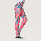 Leggings Aquarelle Rose tapisserie florale (Droite)