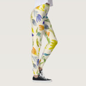 Leggings Aquarelle rustique Jardin Floral Botanique (Droite)