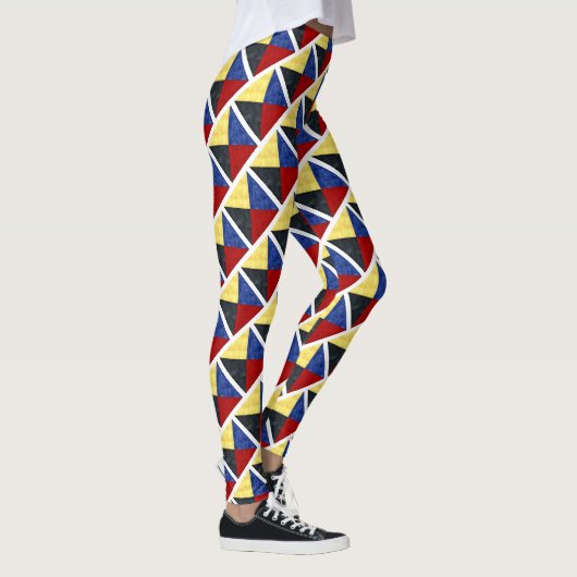 Leggings Aquarelle Signal nautique Pavillon maritime (Droite)