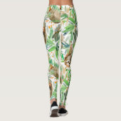 Leggings Aquarelle Sloth Jungle (Dos)