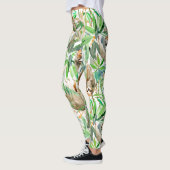 Leggings Aquarelle Sloth Jungle (Gauche)