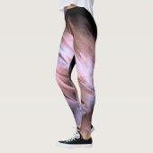 Leggings Aquarelle Splatter Abstrait Pinceau Strokes Canvas (Gauche)