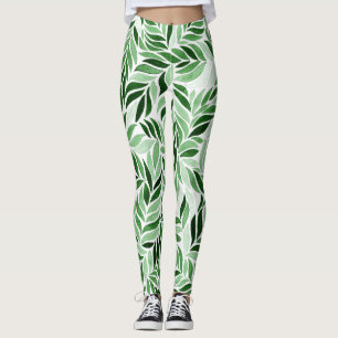 Leggings Aquarelle tirée à la main Motif Abstrait sans cout