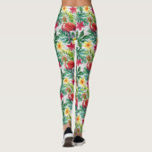 Leggings Aquarelle tropicale (Dos)