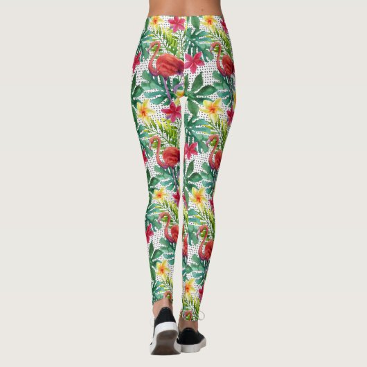 Leggings Aquarelle tropicale (Dos)
