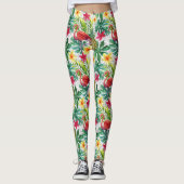 Leggings Aquarelle tropicale (Devant)