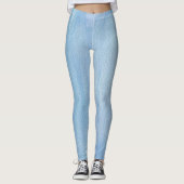 Leggings Aquarelle verticale Pastel Abstrait (Devant)