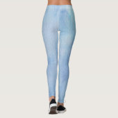 Leggings Aquarelle verticale Pastel Abstrait (Dos)