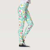 Leggings Aquarelle Vins & Fleurs Motif (Droite)