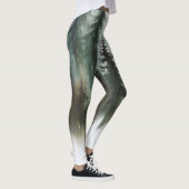 Leggings Aquarelles Arbres rustiques Wilderness (Droite)