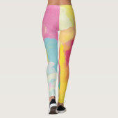 Leggings Aquarelles Pastel (Dos)