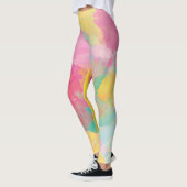 Leggings Aquarelles Pastel (Gauche)