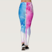 Leggings Aquarelles spectrales (Dos)