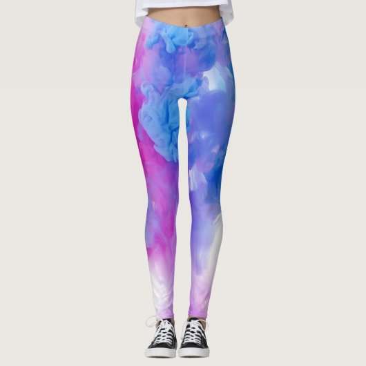 Leggings Aquarelles spectrales (Devant)