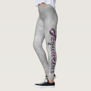 Leggings Aquarius in Amethyst Gemstone