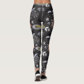 Leggings Aquatic animals pattern | ocean underwater life 20 (Dos)