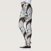 Leggings Aquatic animals pattern | ocean underwater life 22 (Gauche)