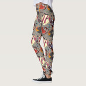 Leggings Aquatic animals pattern | ocean underwater life 41 (Gauche)