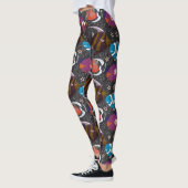 Leggings Aquatic animals pattern | ocean underwater life 43 (Gauche)