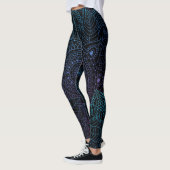 Leggings Arabesque Bliss : Magie Mandala orientale (Gauche)