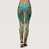 Leggings Arabesque Fabric : Arabe Oriental Design (Dos)
