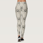 Leggings Araignée - Bone White et Bat Black (Dos)