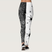 Leggings Araignée noire et blanche (Dos)