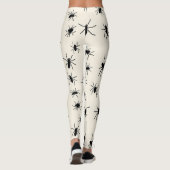 Leggings Araignées noires effrayantes (Dos)