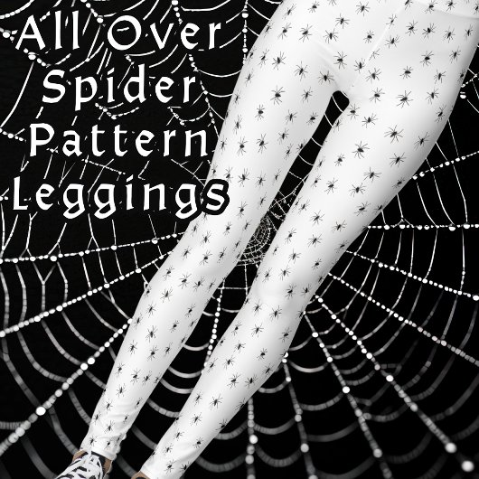 Leggings Araignées partout sur le costume d'Halloween