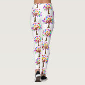 Leggings Arborescence des sensibilisations sur l'autisme (Dos)