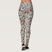 Leggings Arbre à framboises rouges, William Morris (Dos)