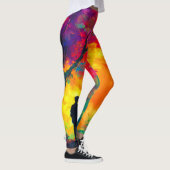 Leggings Arbre coloré d'amour (Droite)