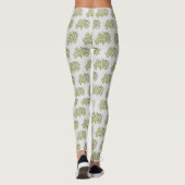 Leggings Arbre corallien vert (Dos)
