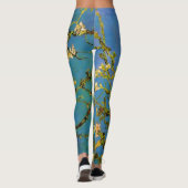 Leggings Arbre d'amandier en fleurs par Vincent van Gogh (Dos)