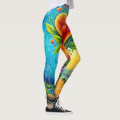 Leggings Arbre d'amour et de design de vie (Droite)
