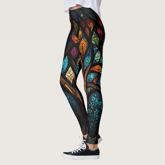 Leggings Arbre de la vie Amour Girl Power (Gauche)