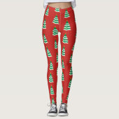 Leggings Arbre de Noël (Devant)