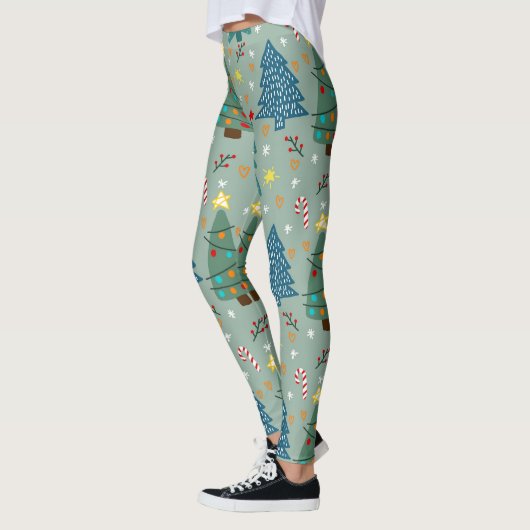 Leggings Arbre de Noël (Gauche)
