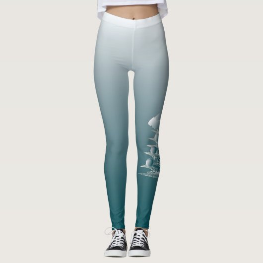 Leggings Arbre de Noël (Devant)