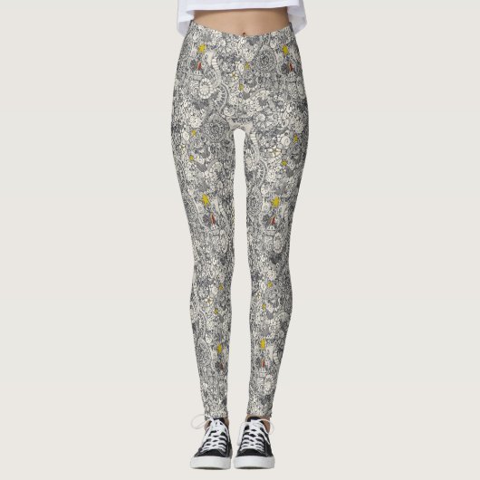Leggings arbre de Noël (Devant)