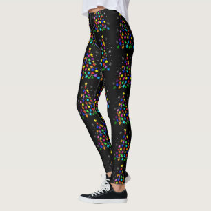 Leggings Arbre de Noël autiste