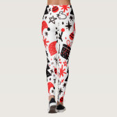 Leggings Arbre De Noël, Cadeaux Et Décorations (Dos)