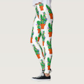 Leggings arbre de Noël de cactus (Gauche)