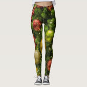 Leggings Arbre de Noël décoré (Devant)