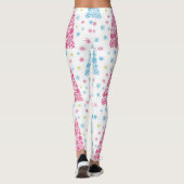 Leggings Arbre de Noël moderne élégant (Dos)