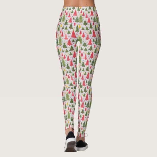 Leggings Arbre de Noël multicolore (Dos)
