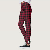 Leggings Arbre de Noël Platiné Rouge (Gauche)