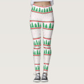 Leggings Arbre de Noël Rinder doux (Devant)