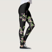 Leggings Arbre de ressort avec des fleurs (Droite)